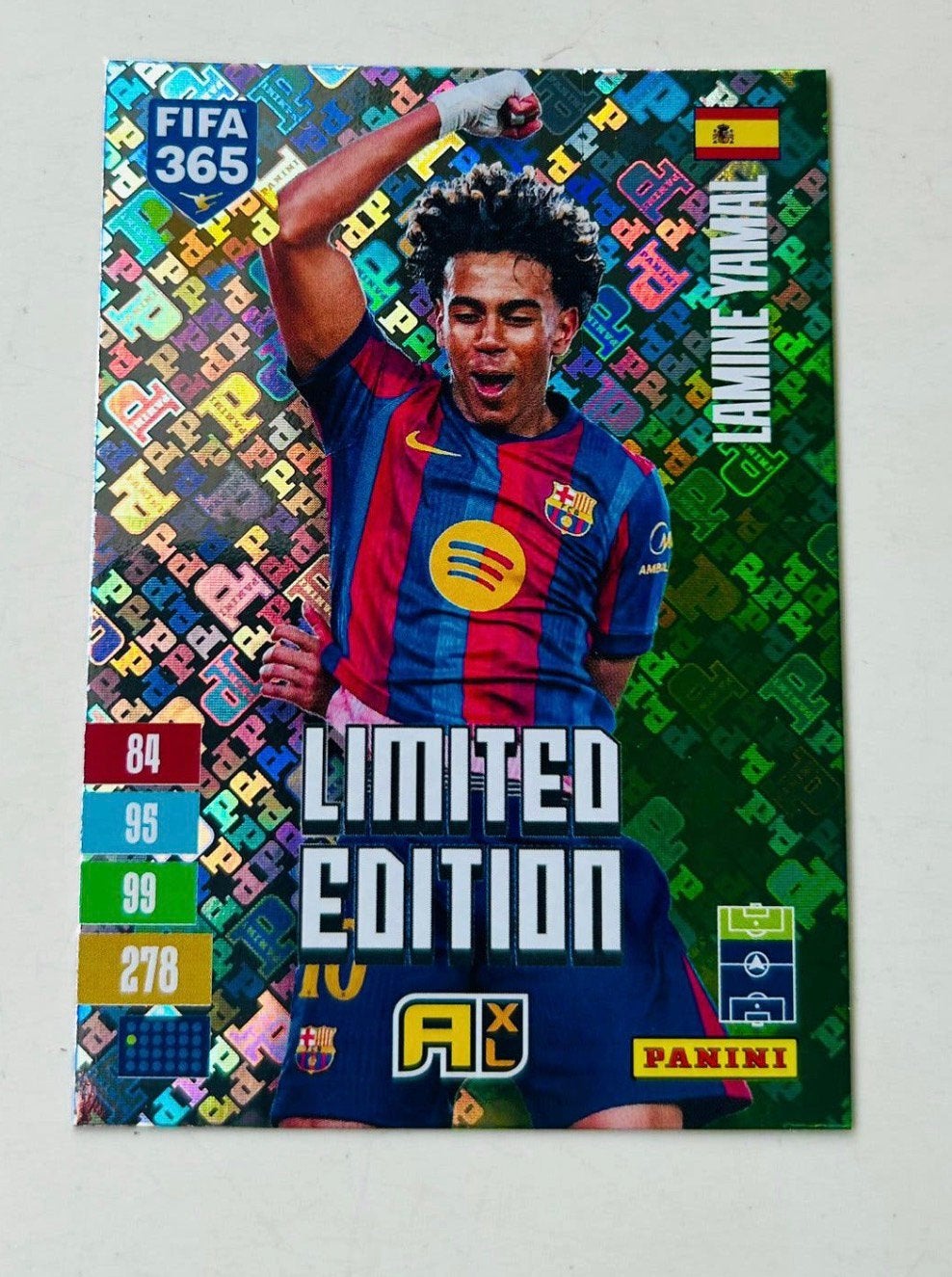 Panini Fifa 365 Adrenalyn 2027 Yamal Lamine exclusive, Ophalen of Verzenden, Nieuw, Plaatje