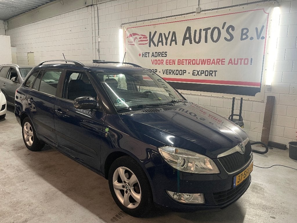 Skoda Fabia 1.2 TDI Greenline Combi 2011 Blauw, Auto's, Voorwielaandrijving, 450 kg, 1199 cc, Blauw
