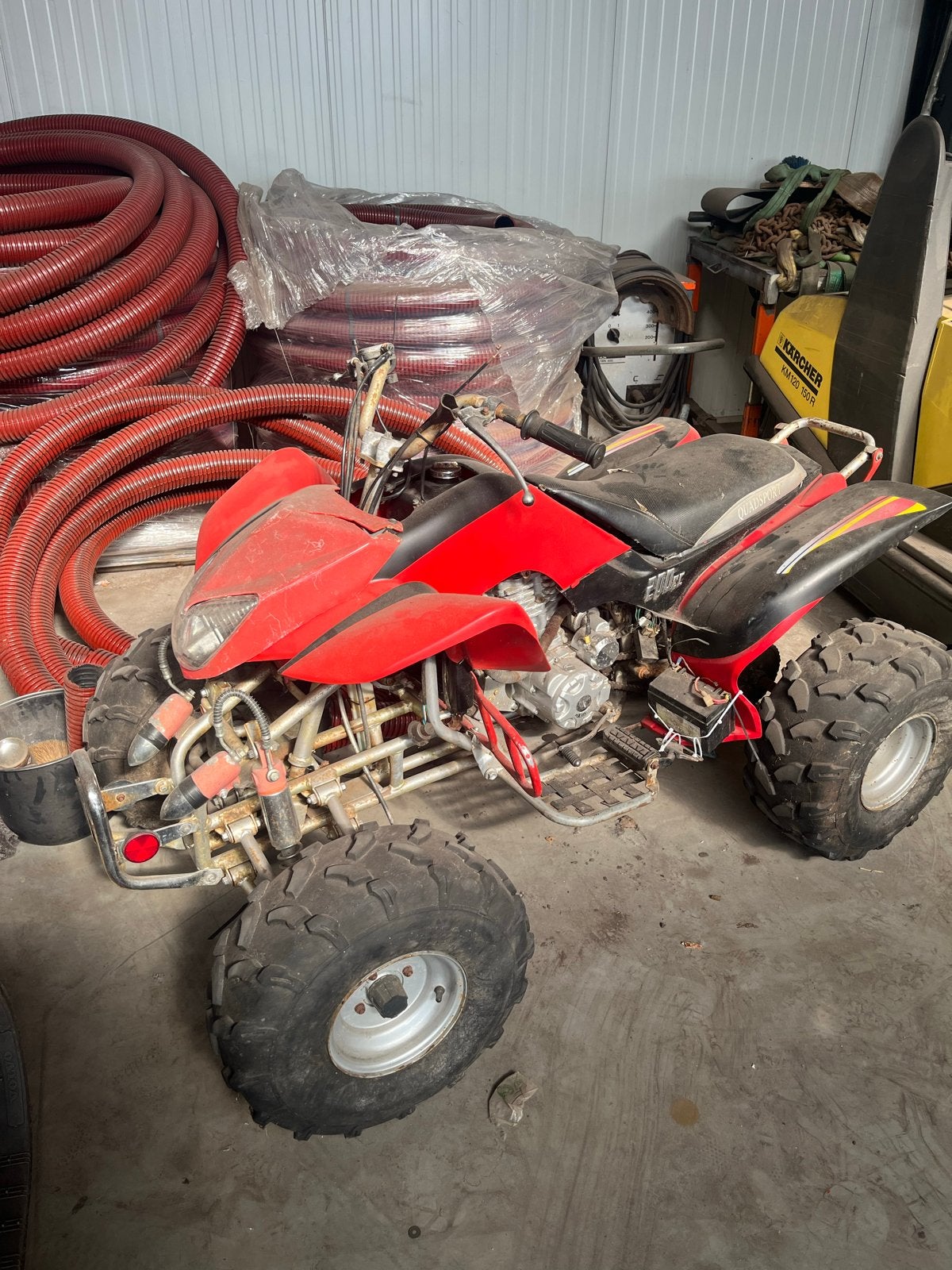 Quad te koop: Loop of sloop, inruil verkregen