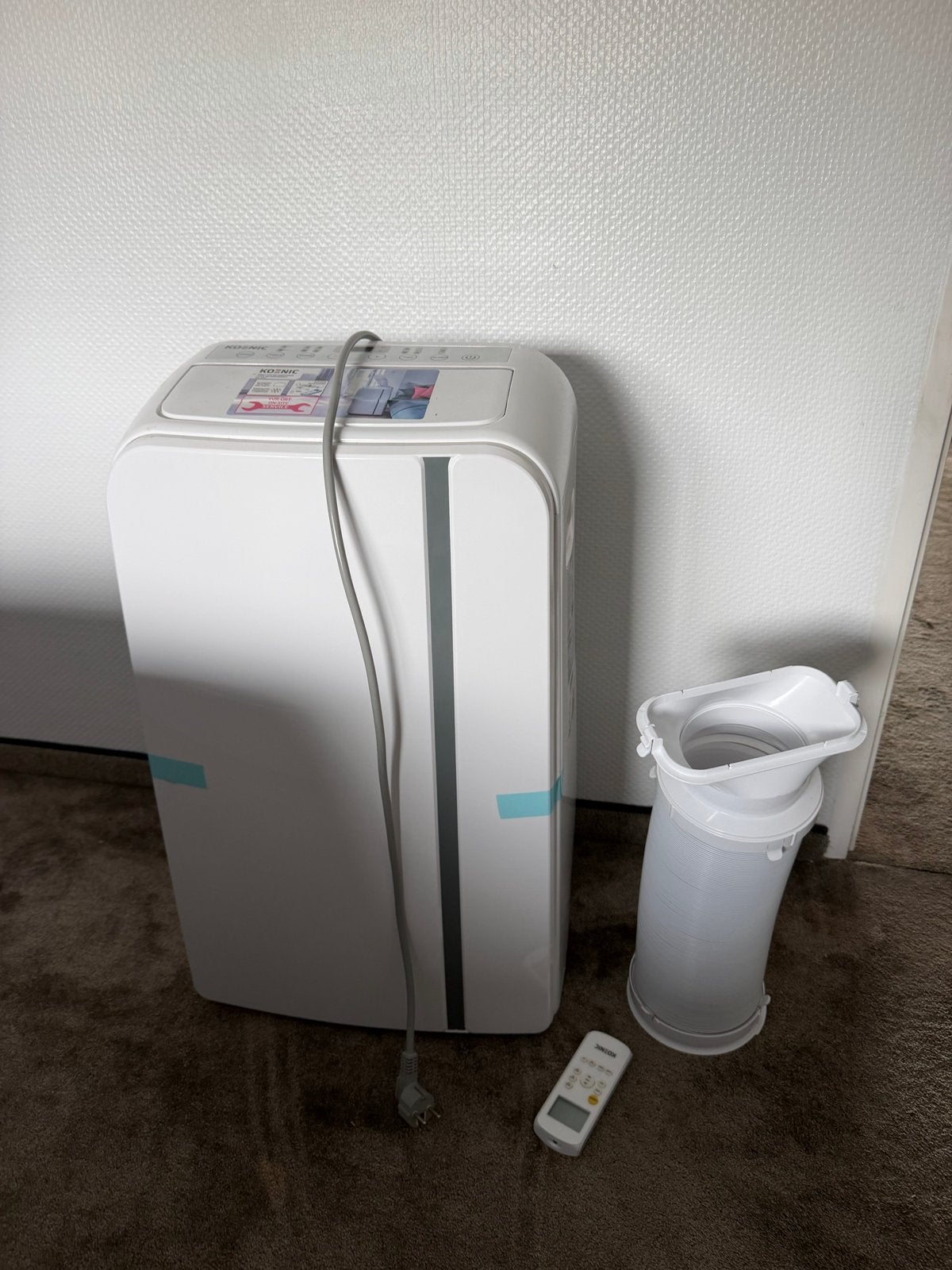 Koenic Mobiele Airco - Zo goed als nieuw, Ophalen, Minder dan 60 m³, Zo goed als nieuw, Koelen en Ontvochtigen