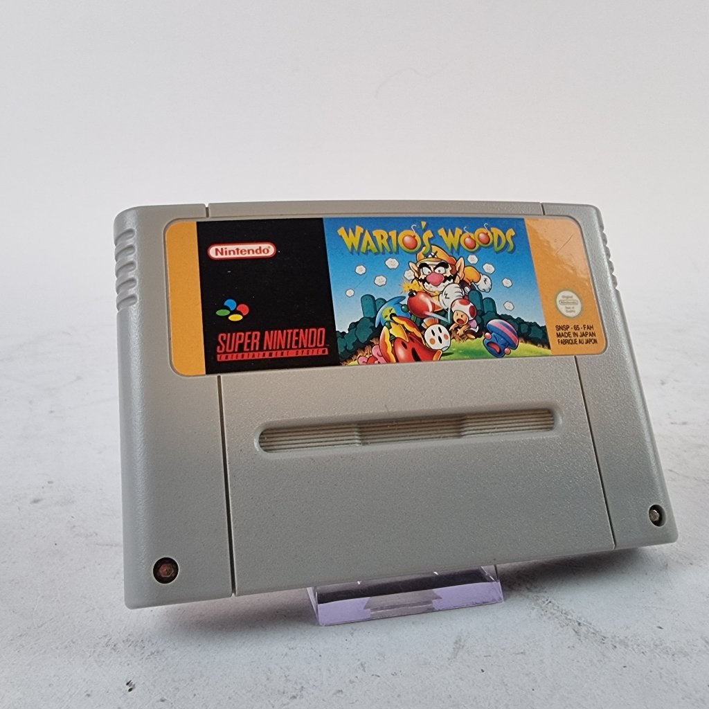 Wario's Woods SNES || Nu voor €24.99!, Spelcomputers en Games, Avontuur en Actie, 1 speler, Ophalen of Verzenden, Zo goed als nieuw