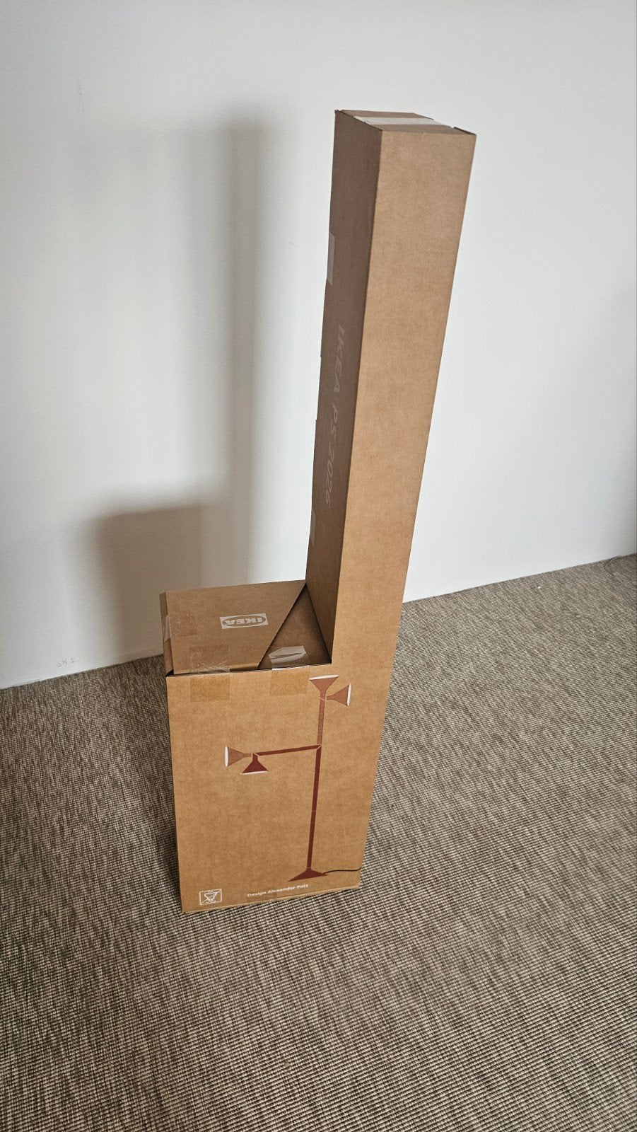 Ikea lamp PS Collectie 2026 rood, Ophalen, Minder dan 100 cm