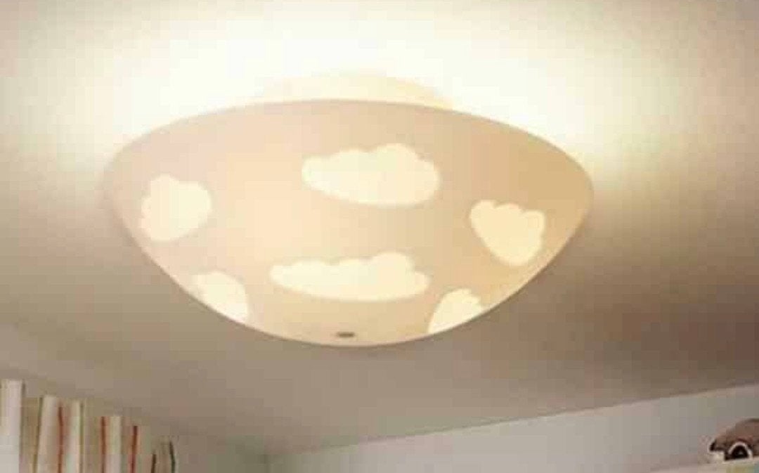 Lamp kind wolk plafond, Ophalen, Zo goed als nieuw