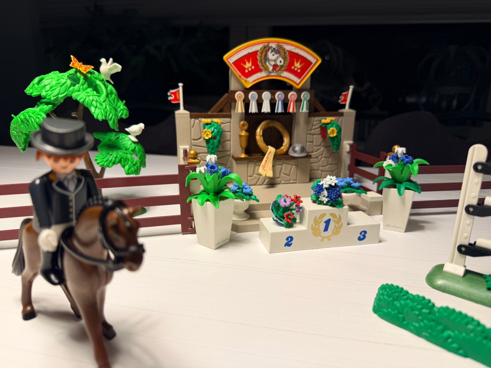 Playmobil jumping set, Complete set, Ophalen of Verzenden, Zo goed als nieuw, Country