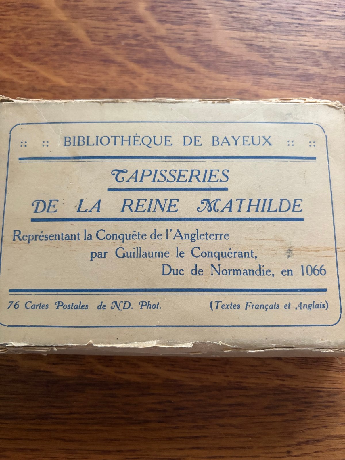 Ansichtkaarten Wandtapijt van Bayeux - Koningin Mathilde, Ophalen of Verzenden, Voor 1920, Gelopen, Politiek en Historie
