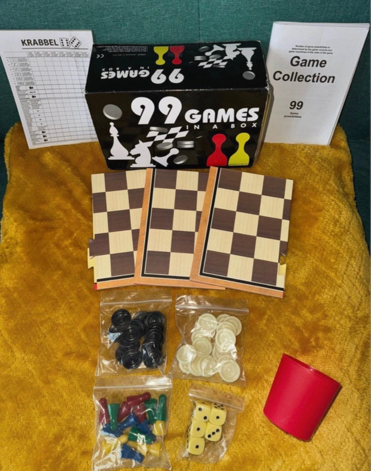 99 Games in a Box - Diverse Spellenverzameling, Een of twee spelers, Ophalen of Verzenden, Zo goed als nieuw