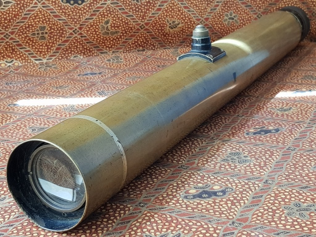 Antieke militaria tank periscoop uit Engeland in een kist., Ophalen of Verzenden