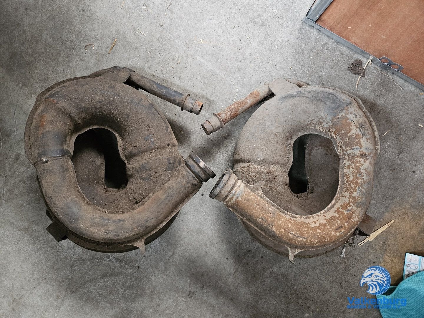 Originele Yamaha Banshee YFZ 350 3GG uitlaatbochten 2takt, Motoren, Gebruikt, -, -, Ophalen of Verzenden