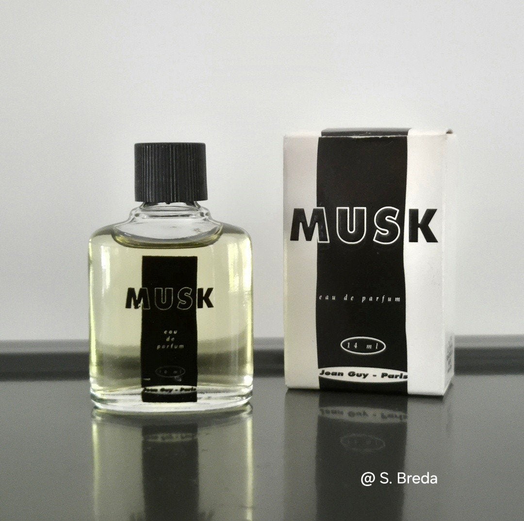 Jean Guy Paris - Musk - volle 14 ml miniatuur in doosje, Ophalen of Verzenden, Zo goed als nieuw, Miniatuur, Gevuld