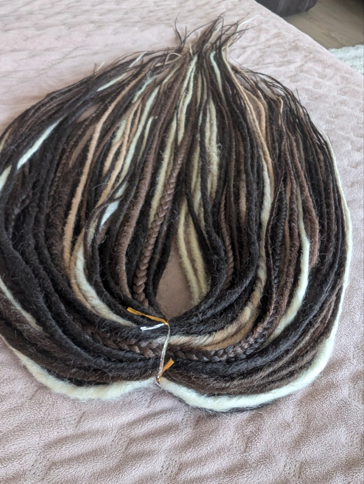 set dreadaloks, dreads extensions, Ophalen of Verzenden, Nieuw, Pruik of Haarverlenging