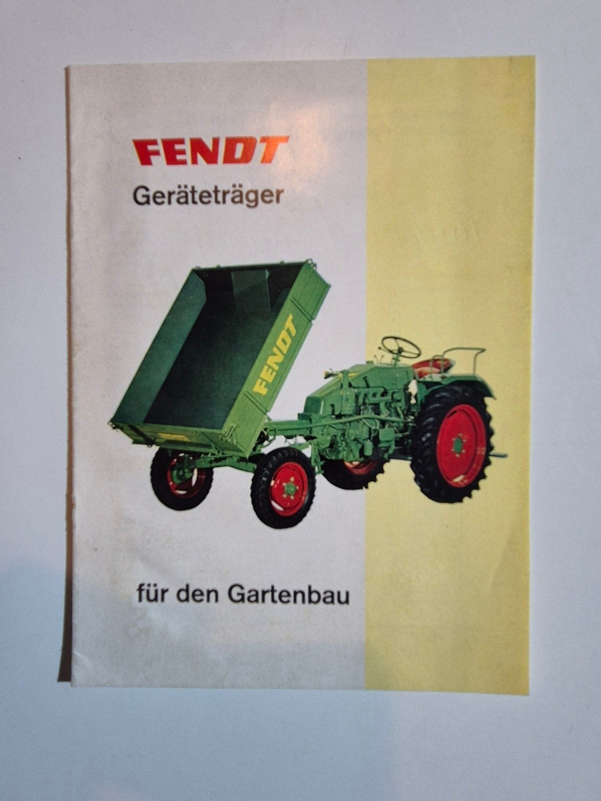 Fendt Folders Gerätetrager, Ophalen of Verzenden, Gelezen