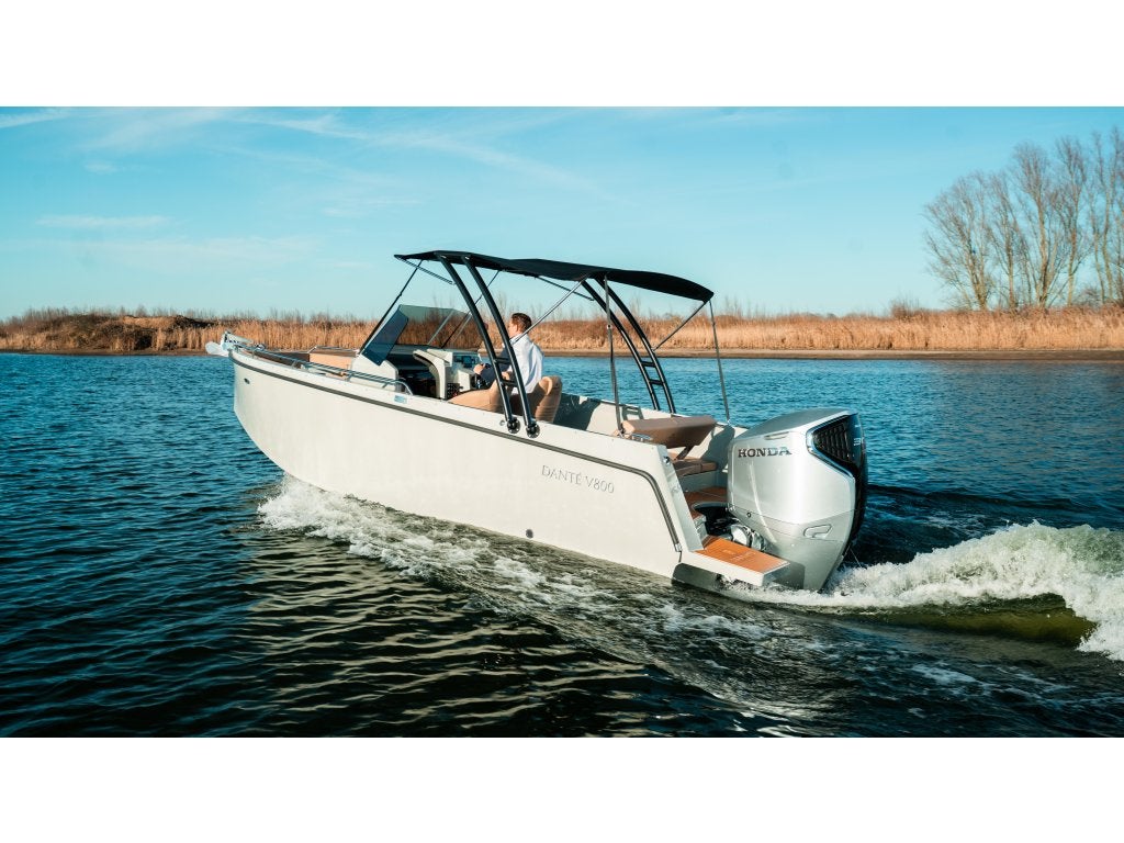 Danté V800 tender- console boot - speedboot, Watersport en Boten, Speedboten, Overige merken, Nieuw, Polyester, 200 pk of meer