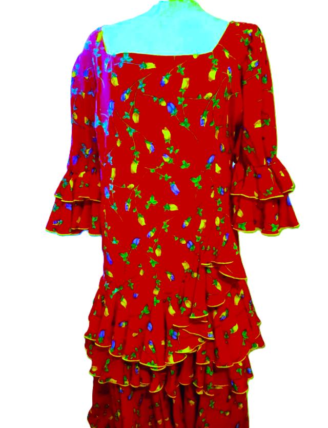 NIEUW flamenco jurk, ruches, Ibiza boho, maat 44 /46, XL, Kleding | Dames, Maat 46/48 (XL) of groter, Nieuw, Ophalen of Verzenden
