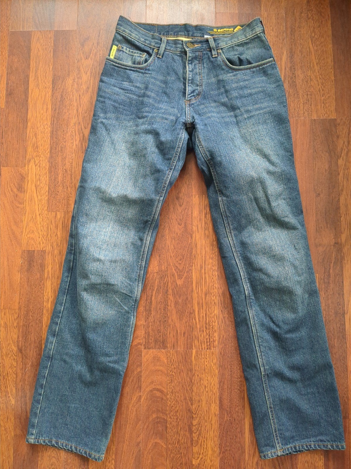 Bering Motorjeans - Versterkte Motorbroek, Blauw, W32 (confectie 46) of kleiner, Ophalen of Verzenden, Bering