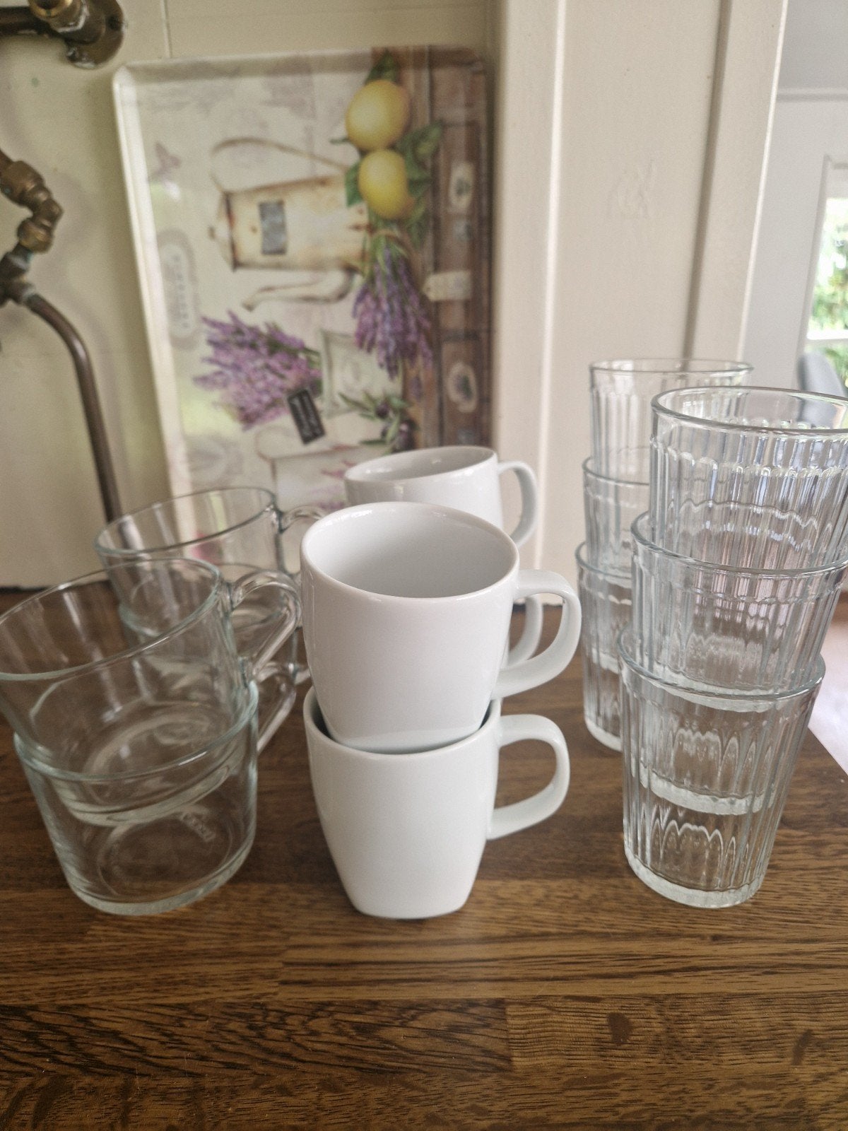 Servies en glazen (IKEA) - ophalen in Nunspeet, Huis en Inrichting, Keuken | Servies, Ophalen, Glas, Overige stijlen, Bord(en)
