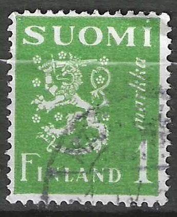 Finland 1942 - Yvert 256 - Wapenschild met Leeuw (ST), Verzenden, Finland, Gestempeld