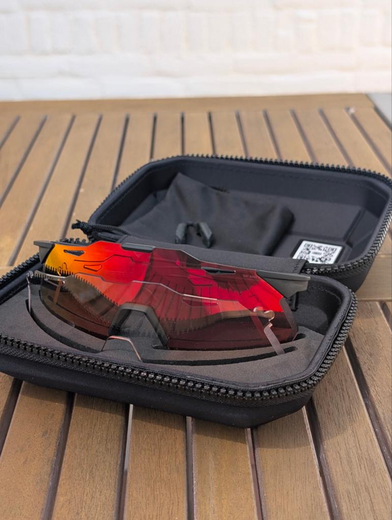 100% Hypercraft XS fietsbril HiPER lens + clear lens, Overige merken, Zwart, Ophalen of Verzenden, Zo goed als nieuw