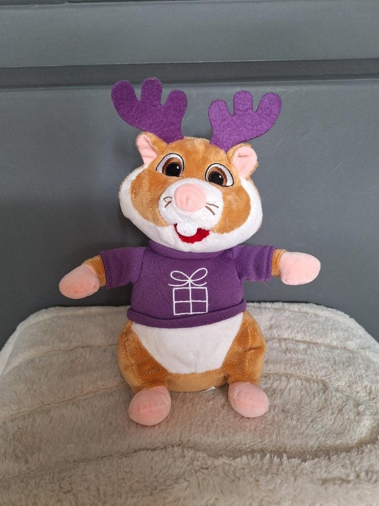 AH hamster rendier met paarse trui, Albert Heijn, Overige typen, Ophalen of Verzenden, Zo goed als nieuw