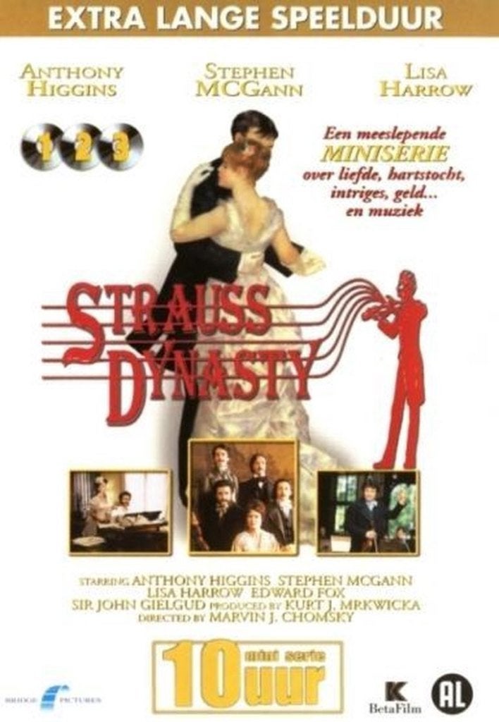 Strauss Dynasty - 10 uur - Anthony Higgins e.a., Cd's en Dvd's, Dvd's | Tv en Series, Alle leeftijden, Verzenden, Zo goed als nieuw