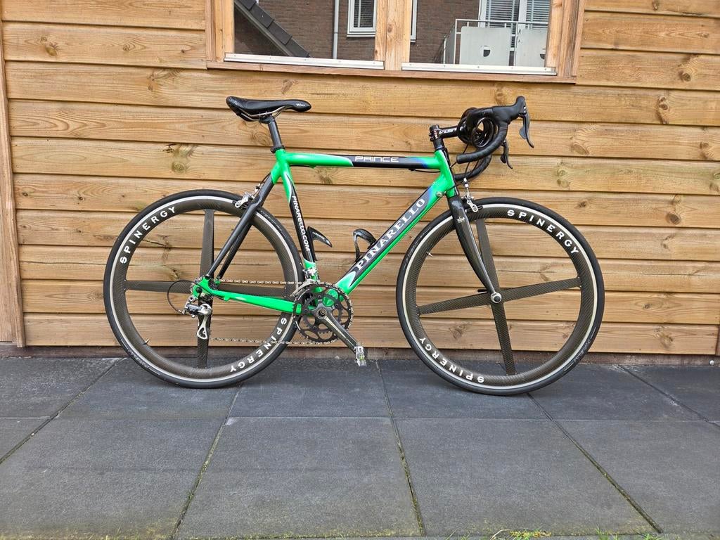 Pinarello Prince met Spinetgy Carbon wielen, Fietsen en Brommers, Overige merken, Carbon, Ophalen of Verzenden, Zo goed als nieuw