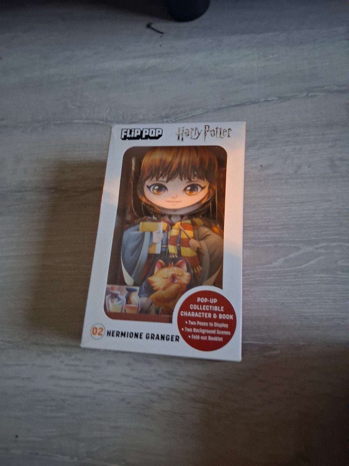 Harry Potter Flip Pop Hermione Granger Figuur & Boek, Ophalen, Zo goed als nieuw