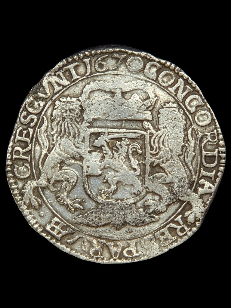 Kampen 1670 Dukaton /  Zilveren Rijder, Postzegels en Munten, Munten | Nederland, Vóór koninkrijk, Zilver, Losse munt, Overige waardes