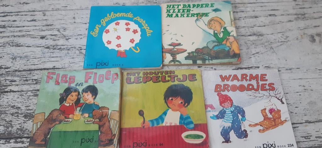 5 leuke echte Vintage PIXI boekjes, Ophalen of Verzenden, Gelezen, Fictie algemeen