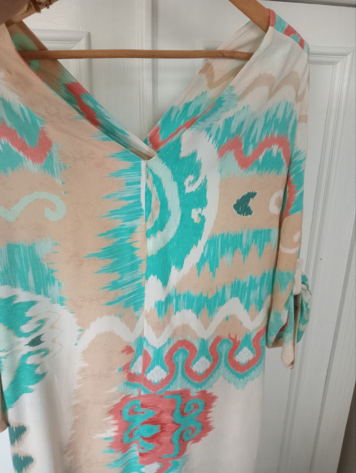 Ibiza style jurk Ggan - 1 maat, Meerkleurig, Ophalen of Verzenden, Zo goed als nieuw, Boven de knie