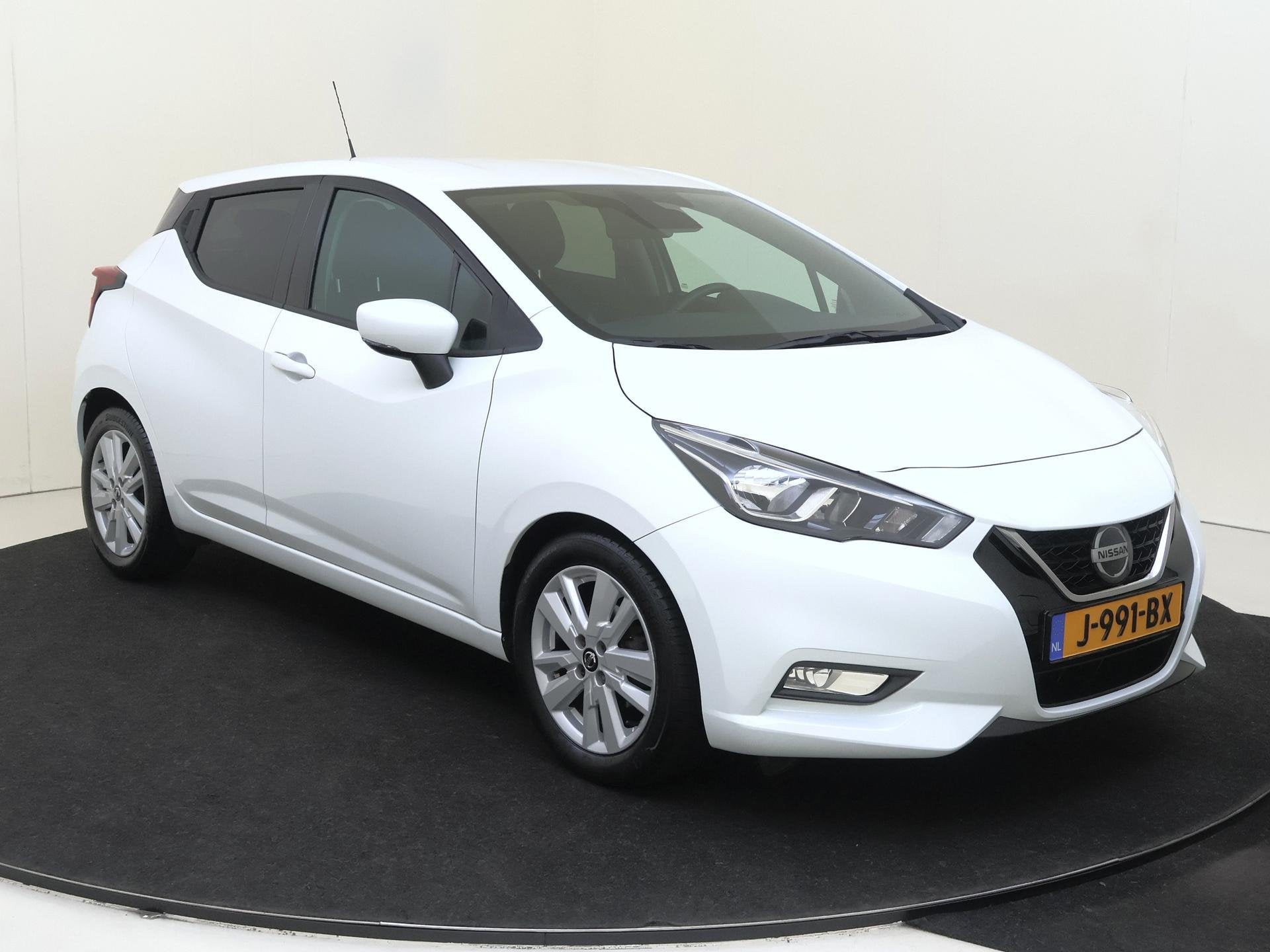Nissan Micra 1.0 IG-T N-Connecta | airco | Apple Carplay/And, Euro 6, 1055 kg, Wit, Origineel Nederlands