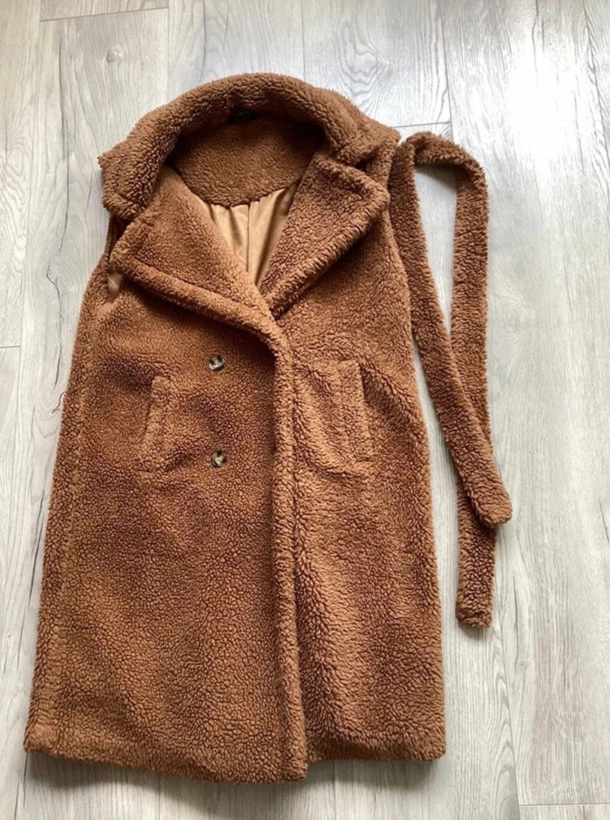 Miljushka teddy bodywarmer, Ophalen of Verzenden, Zo goed als nieuw, Bruin