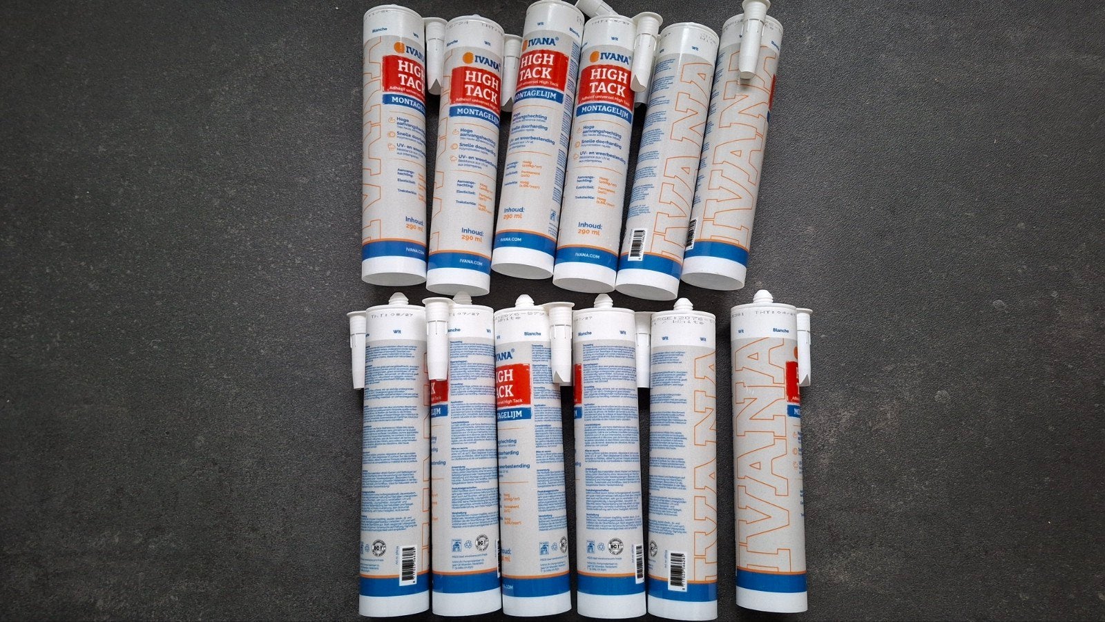 Ivana High Tack Montagelijm - 12 stuks, Ophalen, Nieuw
