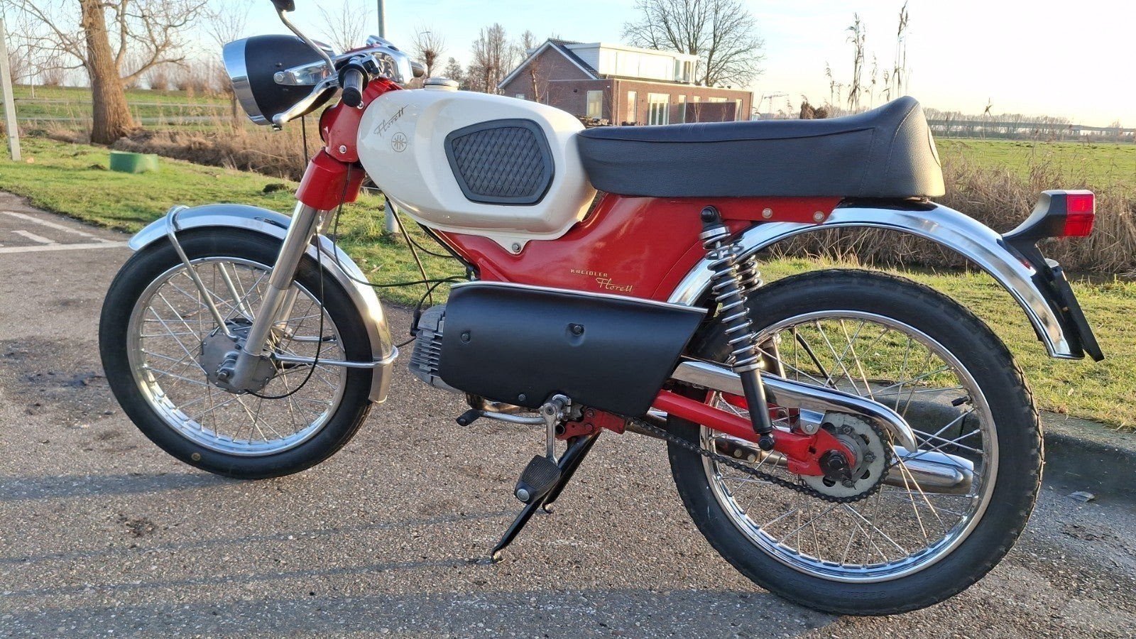 Kreidler Florett 4 bak voet direct, Ophalen, Maximaal 45 km/u, 49 cc, Zo goed als nieuw