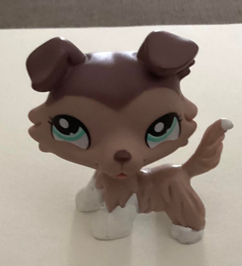LPS vintage Hasbro Pet shop vintage Collie hondje #1330 ,, Ophalen, Zo goed als nieuw