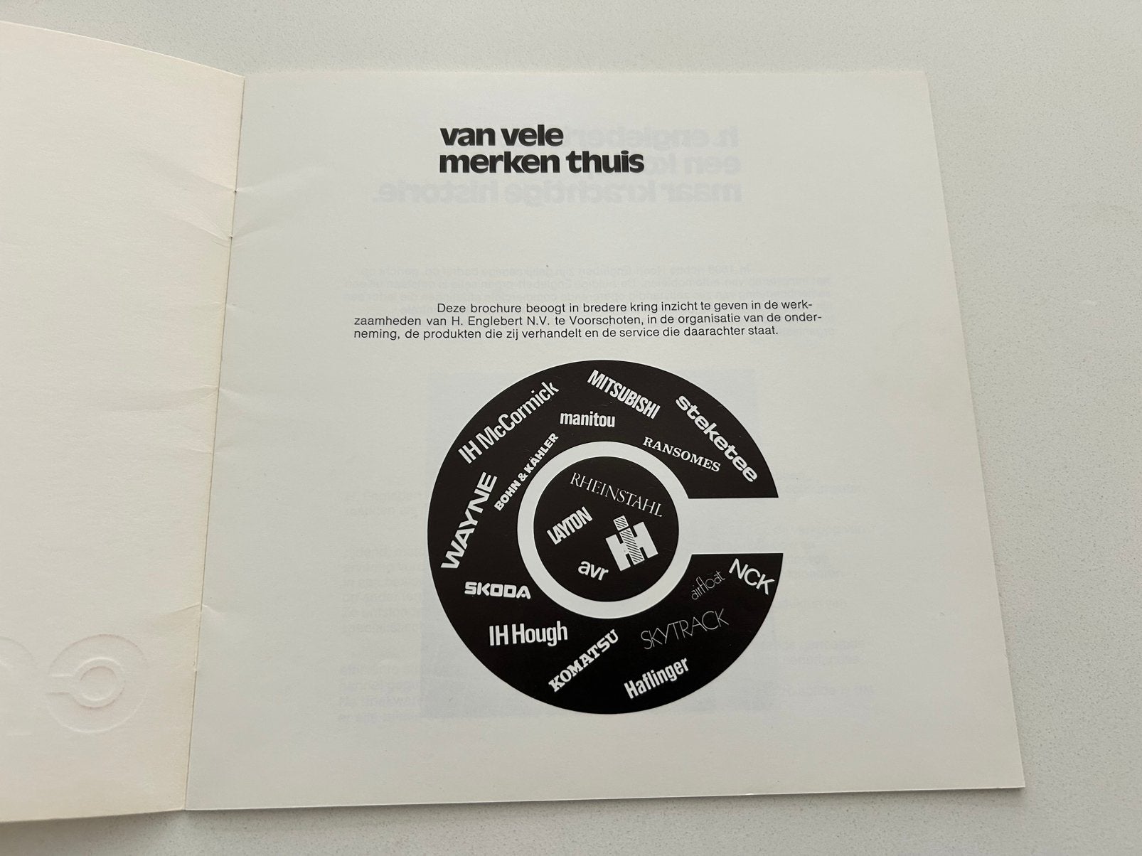 International tractor truck brochure engelbert Voorschoten, Verzenden, Gelezen, Algemeen