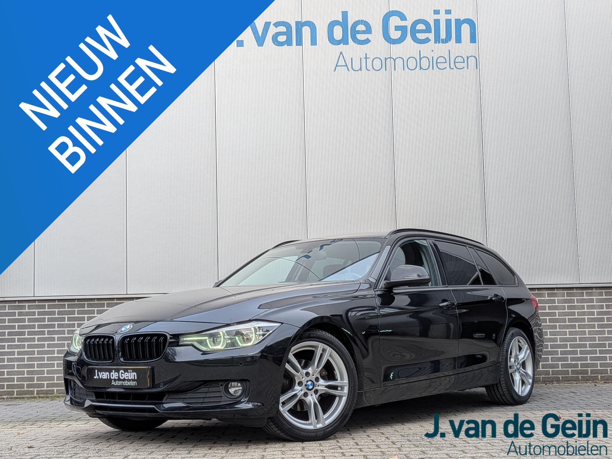 BMW 3-serie Touring 320i Corporate Lease | Sport | LED | 18", Auto's, 1998 cc, Euro 6, 4 cilinders, Zwart