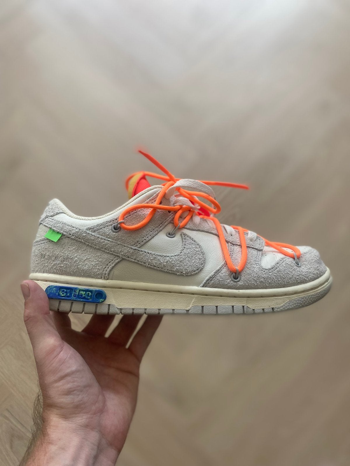 Nike Dunk Low x Off-White Lot 31 - Maat 42, Kleding | Heren, Schoenen, Overige kleuren, Nieuw, Ophalen of Verzenden, Sneakers of Gympen
