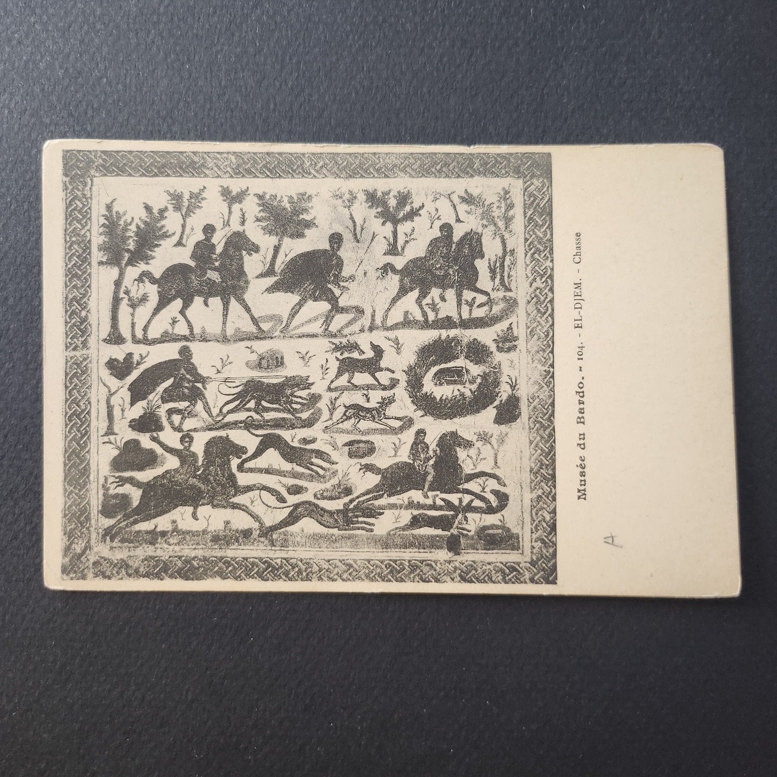 Oude Ansichtkaart - Musée du Bardo - EL-DJEM - Chasse, Verzenden, Voor 1920, Ongelopen, Buiten Europa