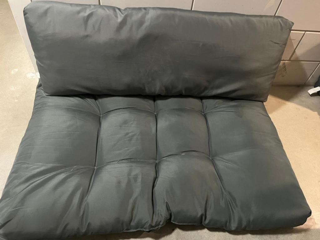 2 sets pallet kussens, donker grijs, Ophalen of Verzenden, Zo goed als nieuw
