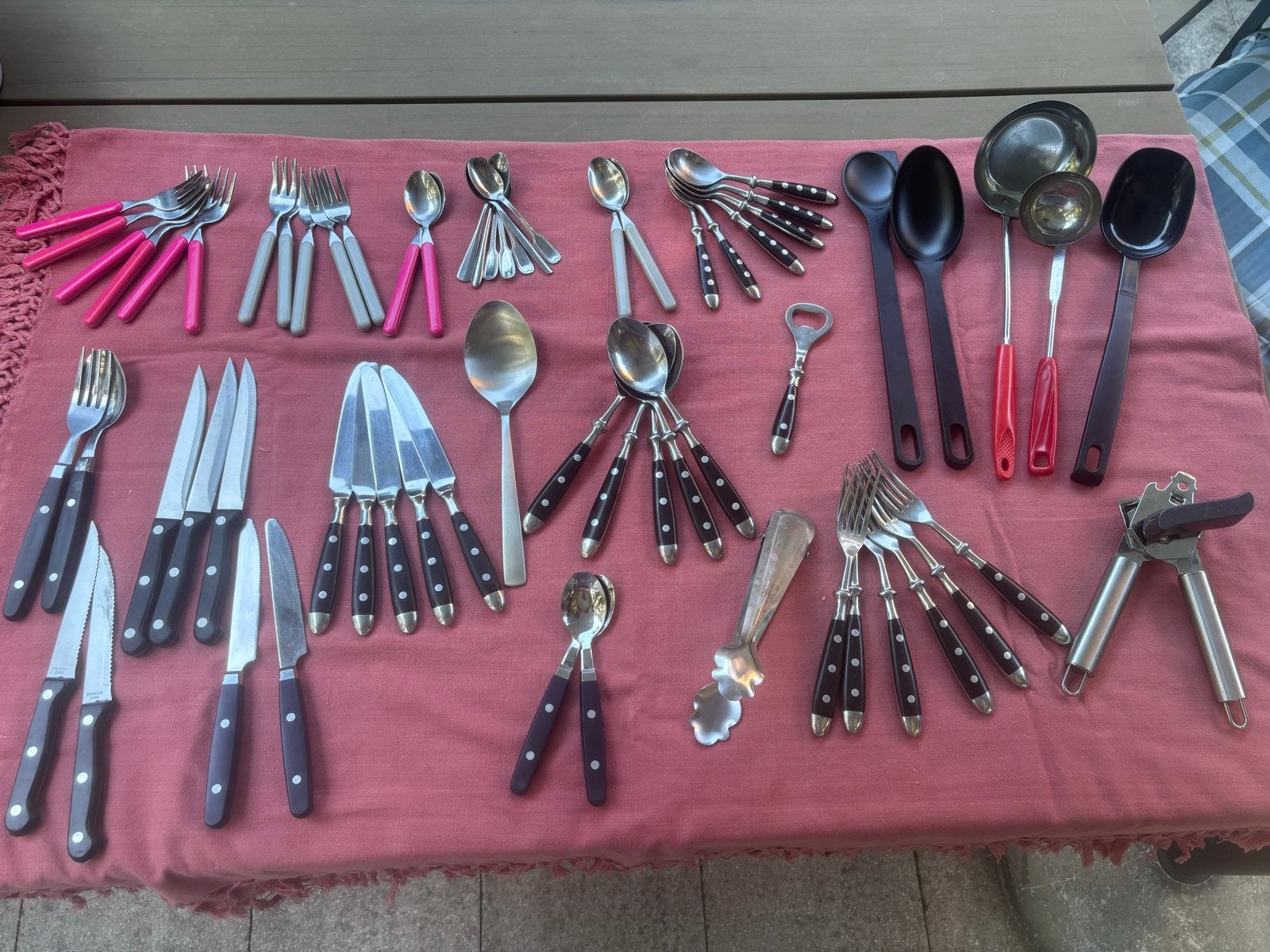 Bestek en keukengerei, Ophalen, Rvs of Chroom