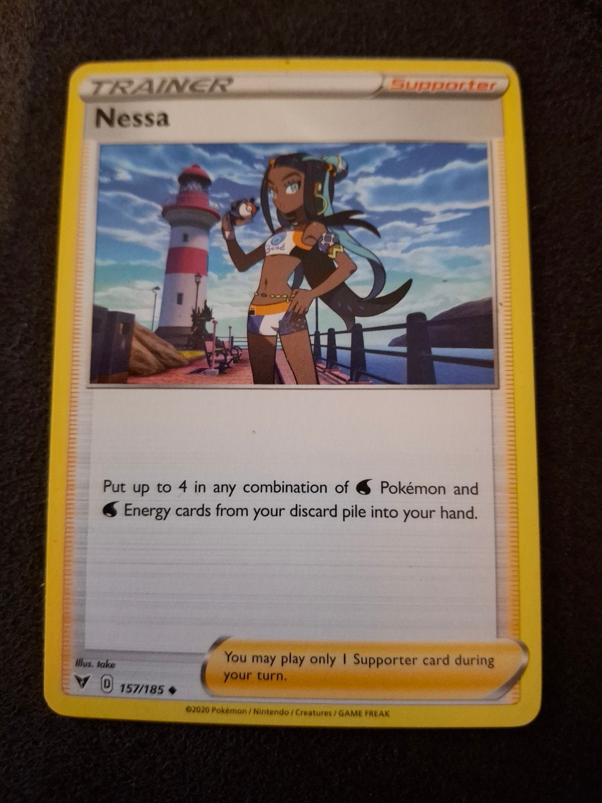 Pokémon TCG Nessa Trainer Kaart (SWSH04: Vivid Voltage), Hobby en Vrije tijd, Verzamelkaartspellen | Pokémon, Ophalen of Verzenden