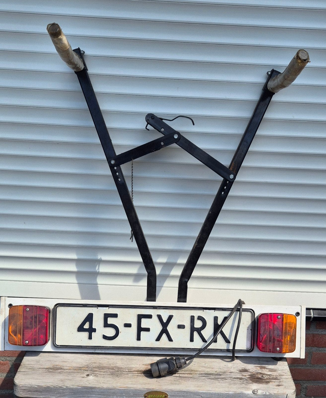 fietsendrager incl lichtbalk, Ophalen, Trekhaakdrager