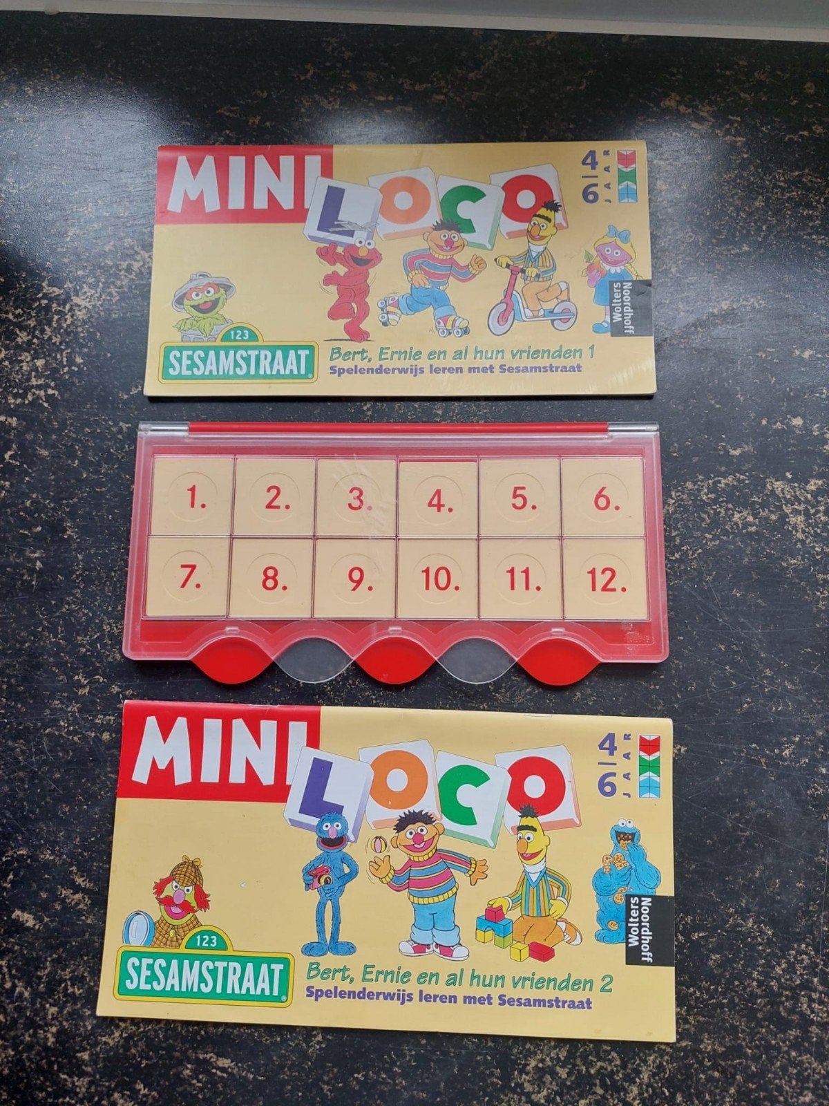Mini Loco Sesamstraat set (4-6 jaar) met 2 boekjes, Ophalen of Verzenden, Zo goed als nieuw, Puzzelen