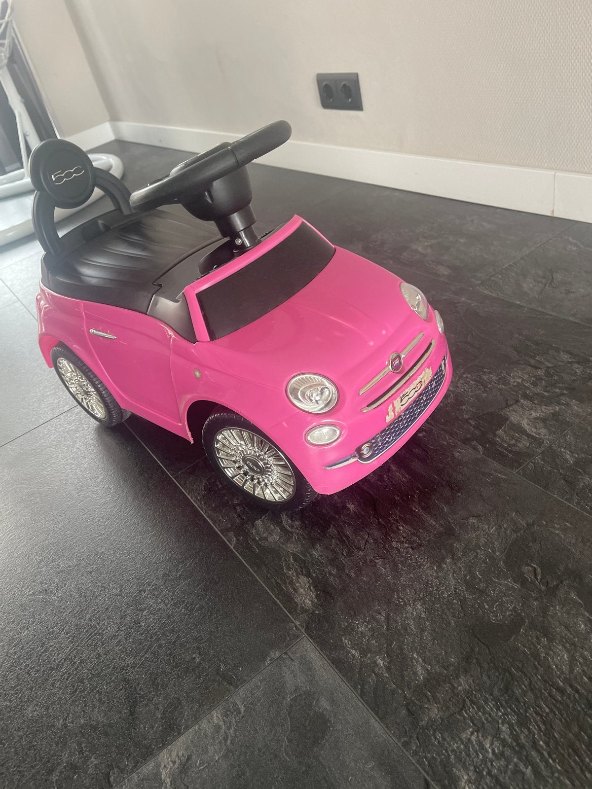 Roze Loopauto Fiat 500 voor Kinderen, Ophalen, Gebruikt