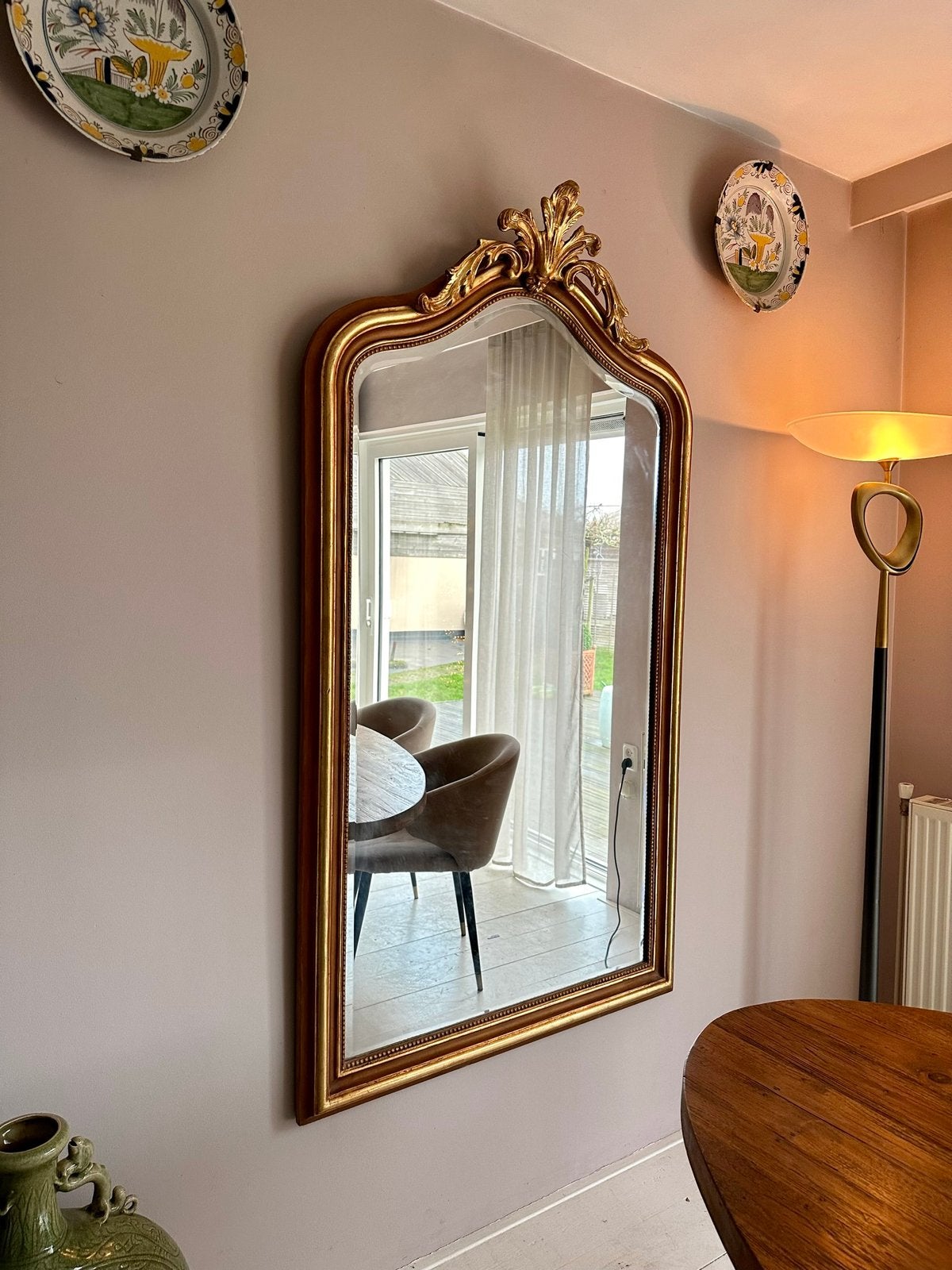 Gouden kuifspiegel, Ophalen of Verzenden