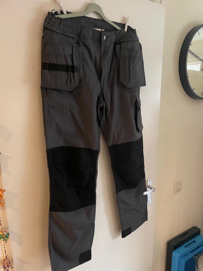 Assent Lahr 3120 Werkbroek Antraciet/Zwart Maat 56 Nieuw, Ophalen of Verzenden, Nieuw, Heren, Broek