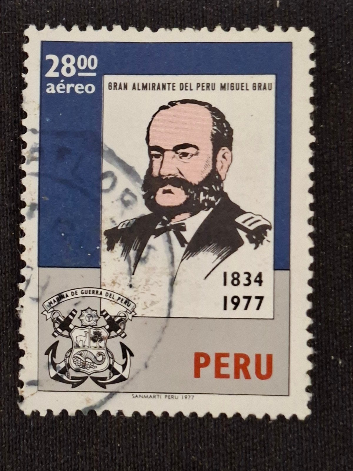 Peru, Ophalen of Verzenden, Gestempeld, Zuid-Amerika