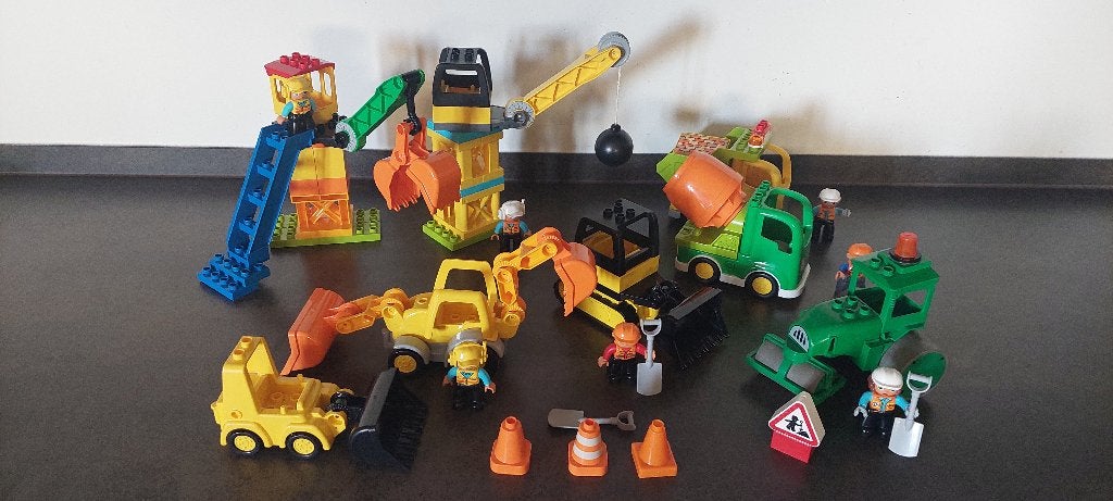 duplo bouwplaats, Kinderen en Baby's, Speelgoed | Duplo en Lego, Ophalen of Verzenden, Gebruikt, Duplo