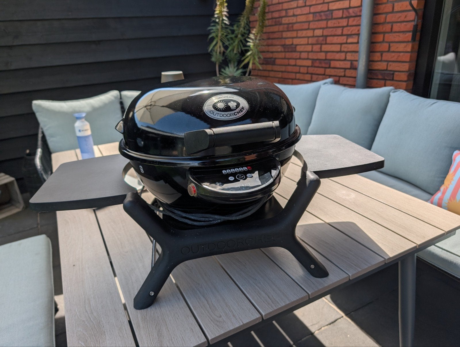 Outdoorchef P-420 E elektrische barbecue met hoes, Ophalen, Zo goed als nieuw, Outdoorchef