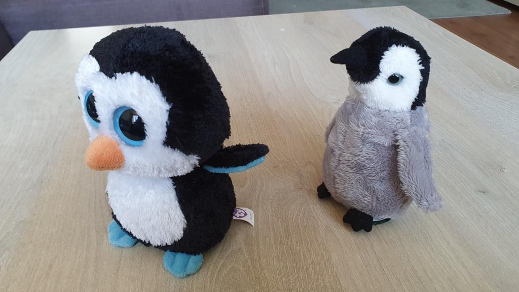 Pinquin knuffels. Ty en Ravensden., Ophalen of Verzenden, Zo goed als nieuw, Pinguïn