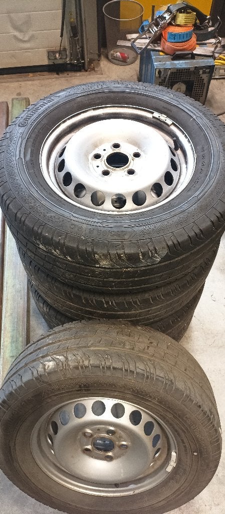 5 wielen vw crafter, Ophalen, 16 inch, Banden en Velgen, 235 mm